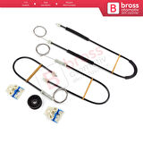 Mercedes Truck Arocs Actros Axor 2 Atego 3 Antos A9607201246 İçin Sağ Kapı Cam Kriko Tamir Seti