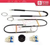 Mercedes Truck Arocs Actros Axor 2 Atego 3 Antos A9607201246 İçin Sağ Kapı Cam Kriko Tamir Seti