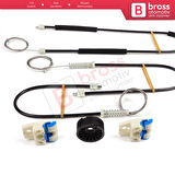 Mercedes Truck Arocs Actros Axor 2 Atego 3 Antos A9607201246 İçin Sağ Kapı Cam Kriko Tamir Seti