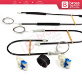 Mercedes Truck Arocs Actros Axor 2 Atego 3 Antos A9607201246 İçin Sağ Kapı Cam Kriko Tamir Seti