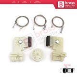 Hyundai Elantra MD Sonata YF 2010-2016 4-Kapı Sedan 82481-3Y010 için Ön Sağ Cam Kriko Tamir Seti