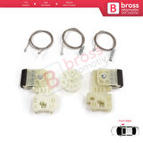 Hyundai Elantra MD Sonata YF 2010-2016 4-Kapı Sedan 82481-3Y010 için Ön Sağ Cam Kriko Tamir Seti