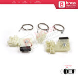 Hyundai Elantra MD Sonata YF 2010-2016 4-Kapı Sedan 82481-3Y010 için Ön Sağ Cam Kriko Tamir Seti