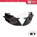 Renault Clio II Phase 4 Symbol 1 2006-2008 7702295498 için Ön Tampon Sol Sağ Sis Far Çerçeve Kapağı