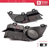 Renault Clio II Phase 4 Symbol 1 2006-2008 7702295498 için Ön Tampon Sol Sağ Sis Far Çerçeve Kapağı