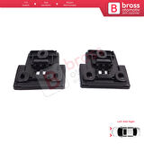 Porsche Cayenne MK2 92A 958 2010-2014 Makyajsız Kasa İçin Sağ Sol Ön Far Alt Kilitleme Braket Seti