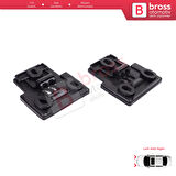 Porsche Cayenne MK2 92A 958 2010-2014 Makyajsız Kasa İçin Sağ Sol Ön Far Alt Kilitleme Braket Seti