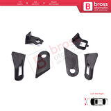 Fiat Abarth Grande Punto MK3 199 2005-2013 89101372SX 89101373DX İçin Sol Sağ Ön Far Ayak Tamir Seti