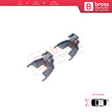 BMW 5 Serisi F10 F11 F18 LCI 2009-2017 için 2 Adet Gündüz Farı Angel Eye Far Montaj Braketi