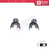 BMW 5 Serisi F10 F11 F18 LCI 2009-2017 için 2 Adet Gündüz Farı Angel Eye Far Montaj Braketi