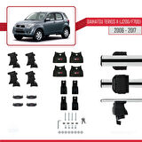 Daihatsu Terios 2 (J200/F700) 2006-2017 Arası ile Uyumlu ACE-4 Ara Atkı Tavan Barı Gri 2 Adet