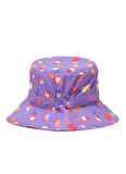 Lila Kız Çocuk Şapka 50559-06615-OS-Beach UV Bucket Hat