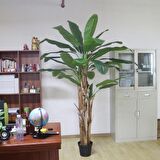 Yapay Ağaç Dev Muz Ağacı Yapay Starliçe 280cm 3 Gövdeli