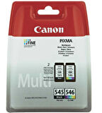 Canon PG-545/CL-546 Siyah Ve Renkli Orjinal Multi Paket Kartuş 