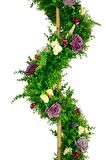 Yapay Ağaç Mor Pastel Şakayıklı Spiral Şimşir Ağacı 160cm Bambu Saplı Salon Bitkisi