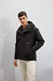 Regular Fit Kapüşonlu Mont