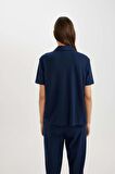 DeFacto Kısa Kollu Pijama Üstü-Fall in Love B6189AX24SPNV31