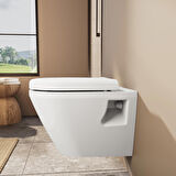 VitrA Integra 121-003-909 Universal Klozet Kapağı, Yavaş Kapanır, Kolay Çıkabilir, Beyaz
