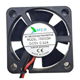 Xmer 25X25X10Mm 5V 0.10A 2Kablolu Fan
