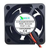 Xmer 40X40X20Mm 24V 0.50A 3 Kablolu Fan