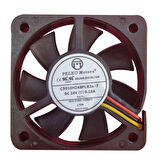 Pelko Motors 50x50x10mm C5010H24Bplp2A-7 24V 0.10A 3 Kablo Kare Fan
