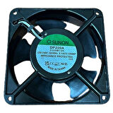 Sunon DP200A 2123XBT.GN 220V 0.14A Rulmanlı Metal Kanat Kare Fan