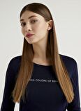 Benetton T-Shirt, M, Lacivert