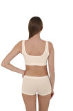 Mikro Fiber Kadın Kısa Boxer 1'Lİ Özel Paket - Siyah, Beyaz, Ten | S/M, L/XL