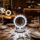 İpek Yıldızı® Güneş Şeklinde Kristal LED Masa Lambası – Dokunmatik, 3 Renk Işık Modlu, Şarjlı Mini Dekoratif Gece Lambası