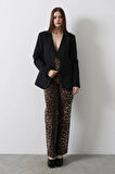Önü Bağlamalı Blazer Ceket  iyah