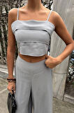 Crop Plazzo Pantolon Takım 1015508