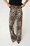 Lastikli Pantolon  Leopar