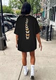 Bisiklet Yaka Baskılı Tshirt  iyah