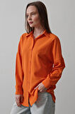 Uzun Kol Gömlek  Oranj