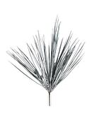 Yapay Çiçek Gümüş Renk Grass Saz 50cm Bitki Yapay Çiçek Dekor Çiçeği Uzun Ot