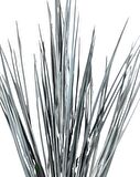 Yapay Çiçek Gümüş Renk Grass Saz 50cm Bitki Yapay Çiçek Dekor Çiçeği Uzun Ot