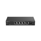 Ruijie Reyee Rg-Es206Mg-P 6 Port 10-100-1000Mbps Multi-Gigabit Yönetilebilir Switch 4Port Poe+70W