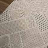 Hoom Rugs Mind 1119 Bej Modern İskandinav Kaymaz Taban Halı