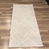 Hoom Rugs Mind 1119 Bej Modern İskandinav Kaymaz Taban Halı