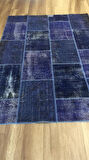 Hoom Rugs Patchwork 112 Mazzeline Blue El Dokuma Kilim
