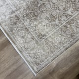 Hoom Rugs Elegant 004 Vizon Bej Doğal Elyaf Yansımalı Klasik Desenli Salon Halısı