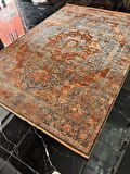 Elexus Halı Diamond 3774 Terra Koyu Gri Salon Halısı