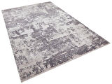 Hoom Rugs Rome 8703 Gri Antrasit Doğal Bambu Viskon Halı
