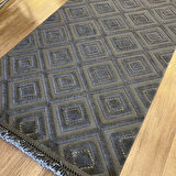 Hoom Rugs Design 1089 Antrasit Desensiz Yumuşak Dokulu İskandinav Halı