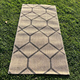 Hoom Rugs India 669 Siyah Dokuma Jüt Kilim