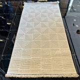 Hoom Rugs Design 1062 Bej Yumuşak Dokulu Desensiz İskandinav Halı