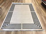 Hoom Rugs Marsala 7709 B Optik Siyah Modern Salon Halısı