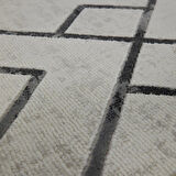 Hoom Rugs Mira 1617 Gri Tozumaz Modern Halı