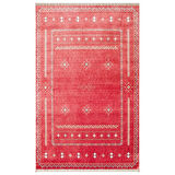 Hoom Rugs Nepal ZR 20 Yün Viskon Tensel Red Multy Otantik Modern Uşak Desenli Halı