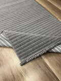 Hoom Rugs Prag 9214 Koyu Gri Modern Makine Halısı